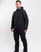 Тактический костюм на флисе softshell черный, 2,600.00 ₽